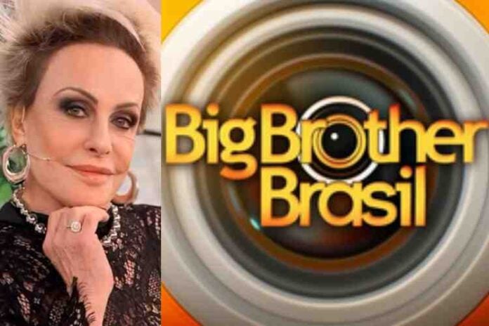 Ana Maria Braga e logo do BBB25 (Montagem/Área VIP/Globo)