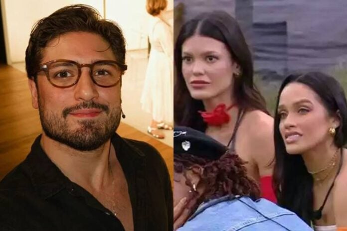 Daniel Rocha, Vitoria Strada e Eva no BBB25. (Foto: reprodução/Instagram/Globo)