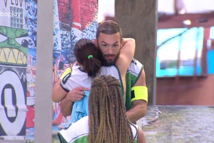 Diego e Daniele Hypolito no BBB25 - Foto: Globo