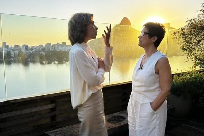 Fernanda Torres e Sandra Annenberg