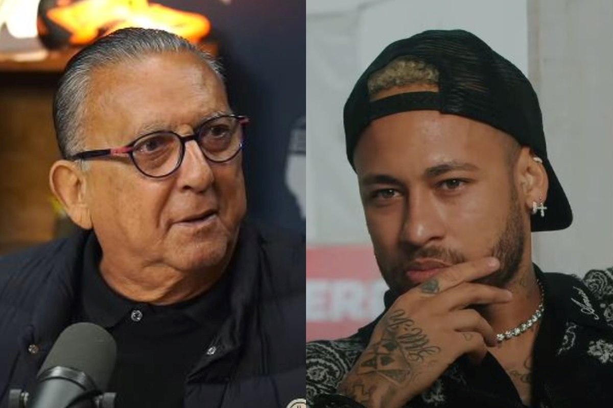 Galvão Bueno e Neymar