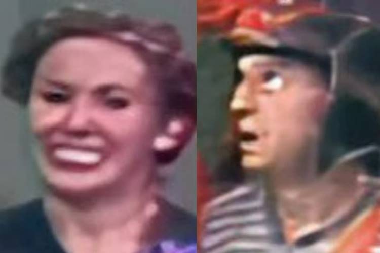 Imagens de Chaves no SBT. (Foto: reprodução/X)