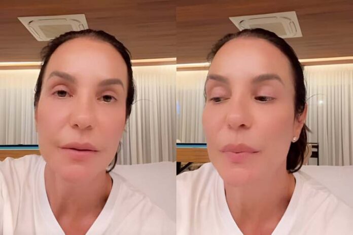 Ivete Sangalo lamentando a morte do Carlos Pitta (Reprodução: Instagram)