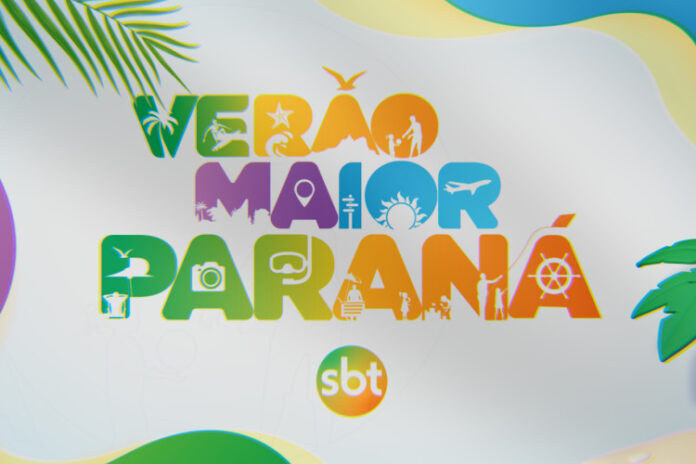 Logo Verão Maior Paraná SBT (Divulgação/SBT)