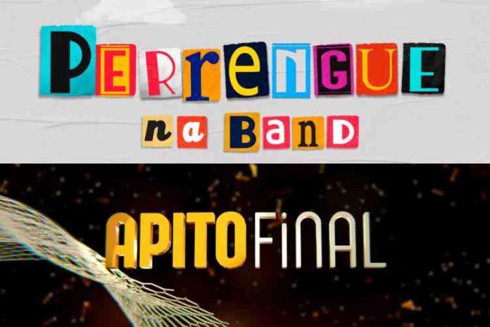 Logos do Perrengue na Band e Apito Final (Montagem/Área VIP/Band)