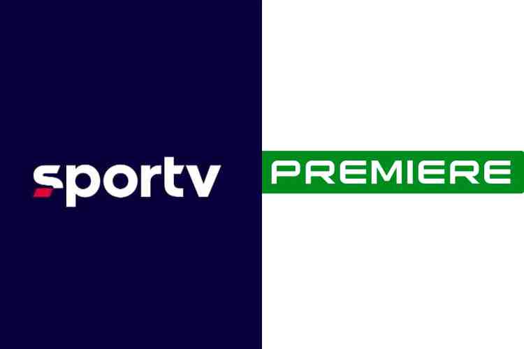 Logos SporTV e Premiere (Montagem/Área VIP/Divulgação)