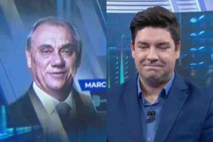 Marcelo Rezende e Bruno Peruka (Montagem/Área VIP/SBT)