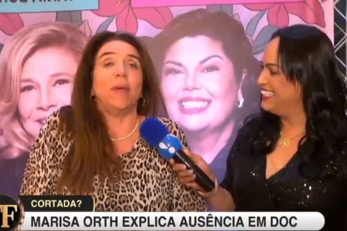 Marisa Orth no TV Fama - Foto: RedeTV!