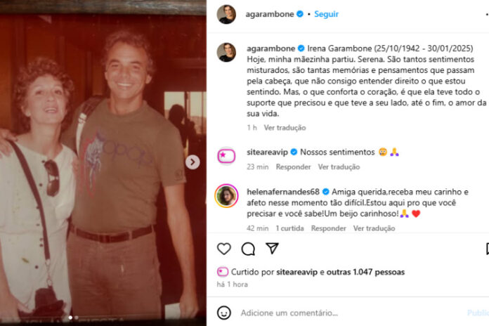 Publicação de Adriana Garambone (Reprodução/Instagram)