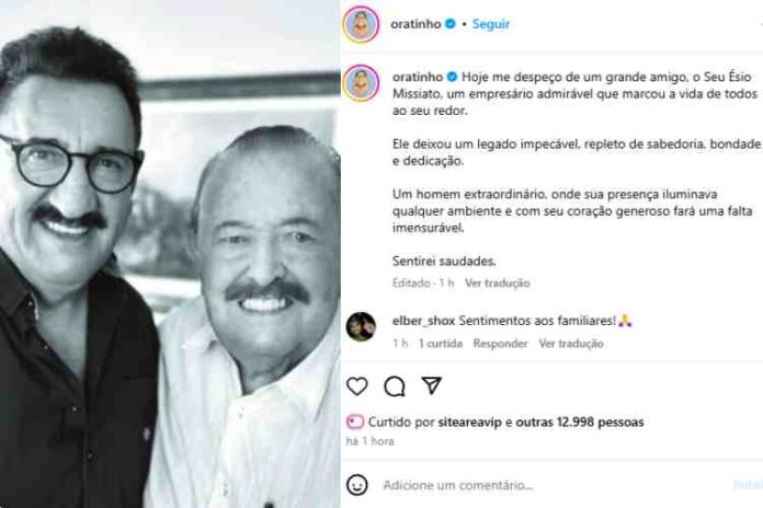 Publicação de Ratinho (Montagem/Área VIP/Instagram)