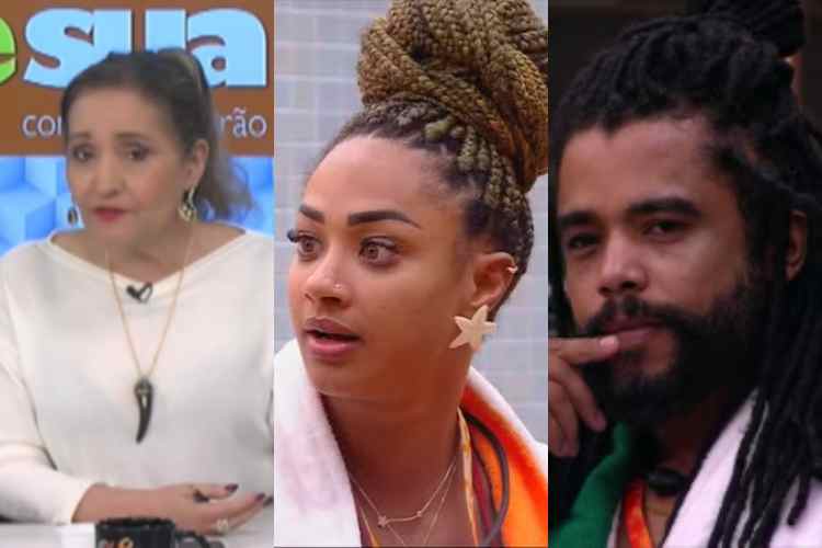 Sonia Abrão comentando sobre Aline e Diogo (Reprodução: RedeTV!/TV Globo)