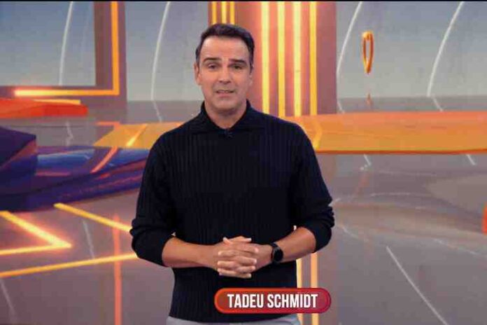 Tadeu Schmidt no BBB25 (Reprodução/Globo)