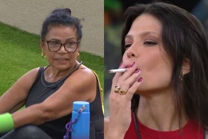 Vilma e Vitoria Strada no BBB25. (Foto: reprodução/Globo)