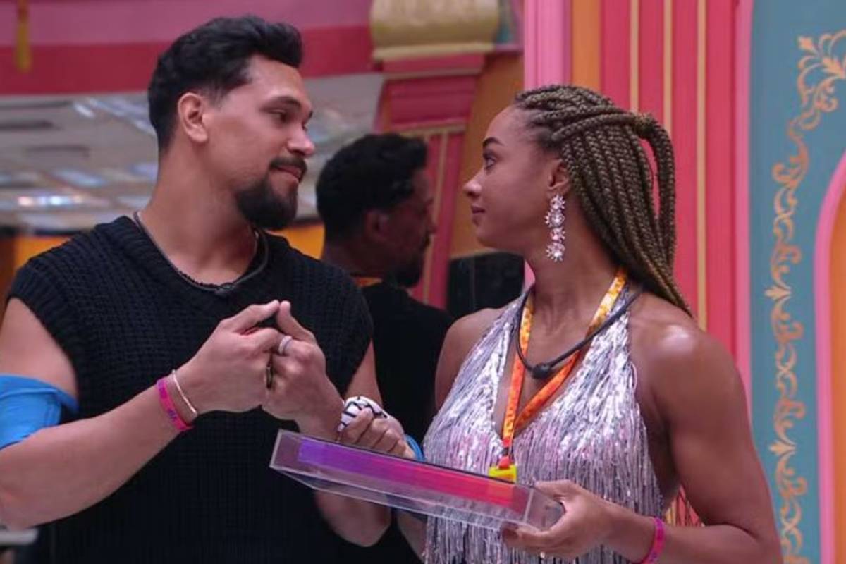 Vinicíus e Aline no BBB25