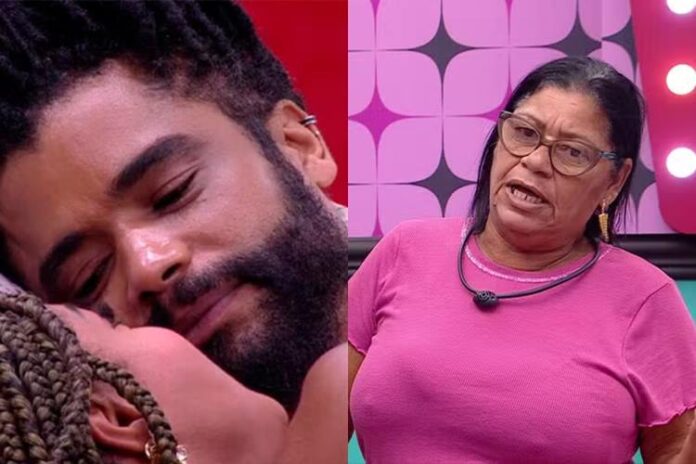 Aline, Diogo e Delma no BBB25. (Foto: reprodução/BBB)