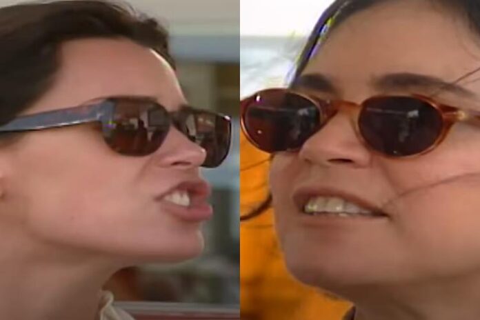 Carolina Ferraz e Regina Duarte em História de Amor. (Foto: reprodução/Globo)