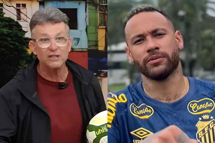 Craque Neto e Neymar (Reprodução: Band TV/Instagram)