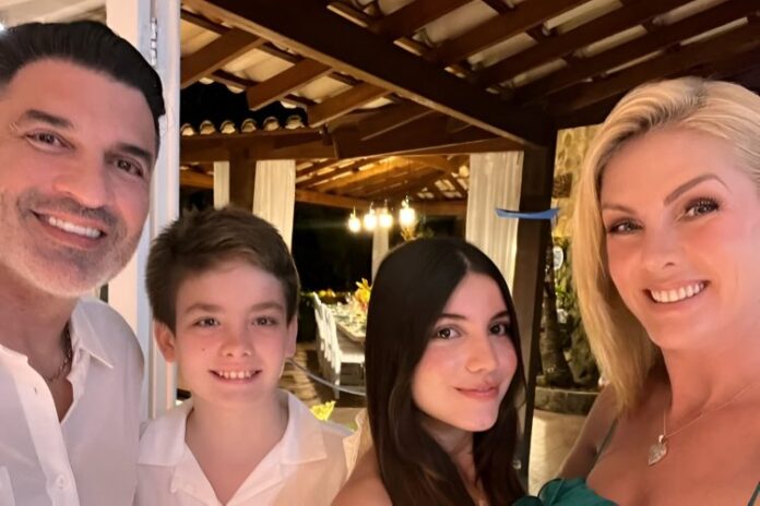 Edu Guedes, Alezinho, Maria Eduarda e Ana Hickmann (Reprodução: Instagram)