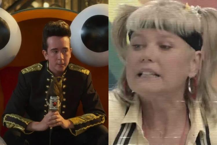 Garota do Momento fez referência à meme da Xuxa. (Foto: reprodução/Globo/Netflix)