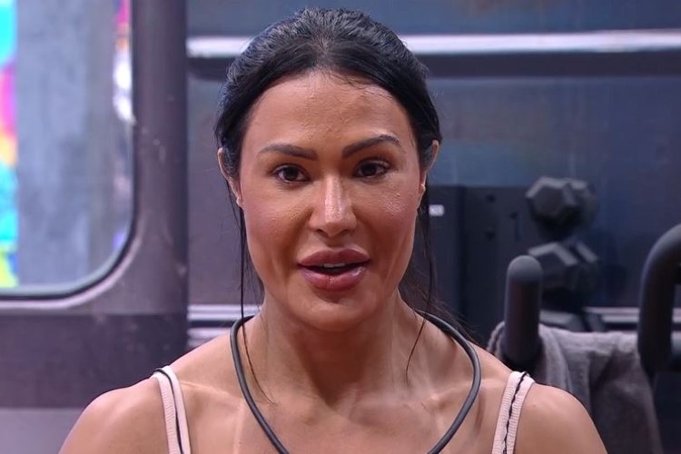 Gracyanne Barbosa na academia do BBB25