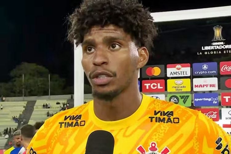 Hugo Souza, do Corinthians - Foto: TV Globo