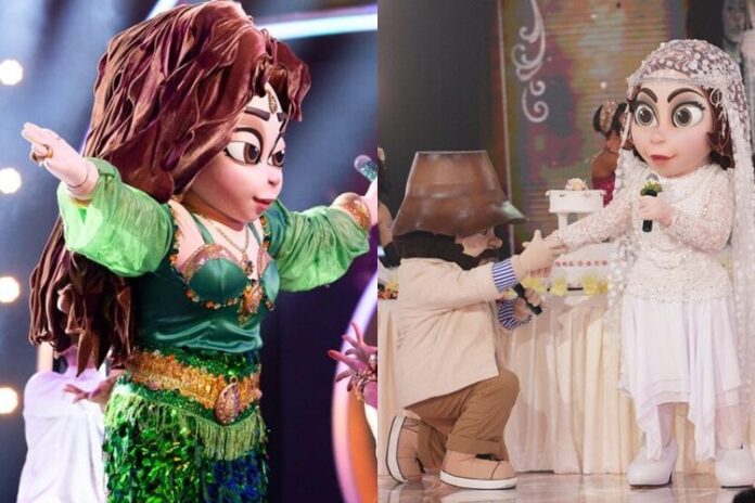 Jade, Catarina e Petruchio no The Masked Singer Brasil - Foto: Globo