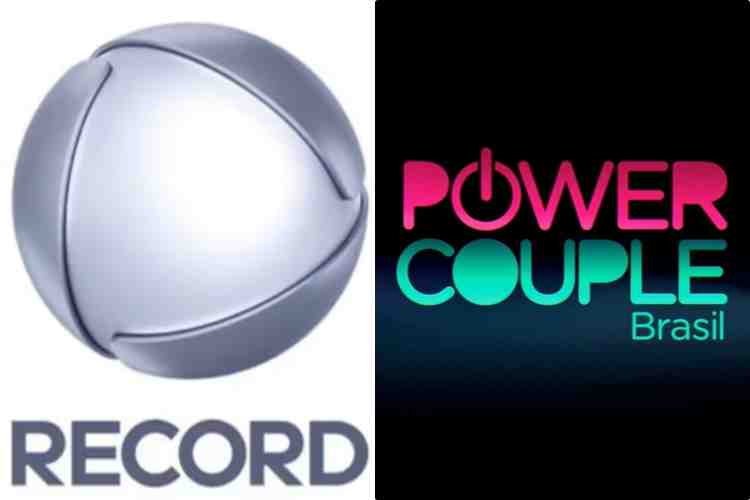 Logo da Record e do Power Couple (Montagem/Área VIP/Record)