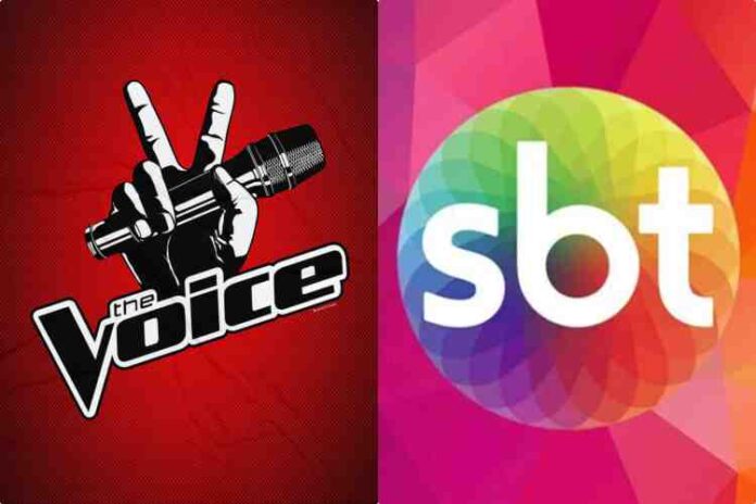 Logo do The Voice e SBT (Montagem/Área VIP/Divulgação/SBT)