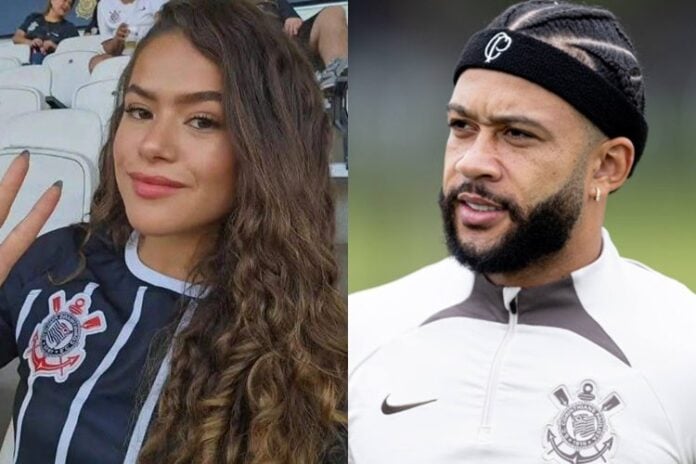 Maisa Silva e Memphis Depay - Foto: Instagram/Divulgação Corinthians