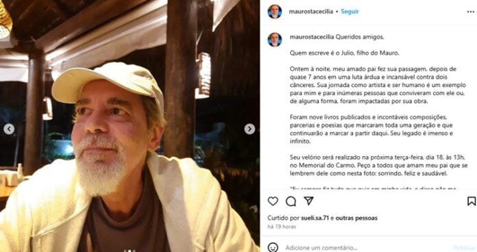 Morte de Mauro - Instagram