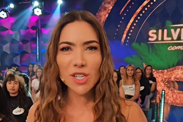 Patrícia Abravanel nos bastidores do 'Programa Silvio Santos' (Reprodução: Instagram)