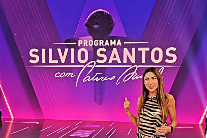 Patrícia Abravanel nos bastidores do 'Programa Silvio Santos' (Reprodução: Instagram)