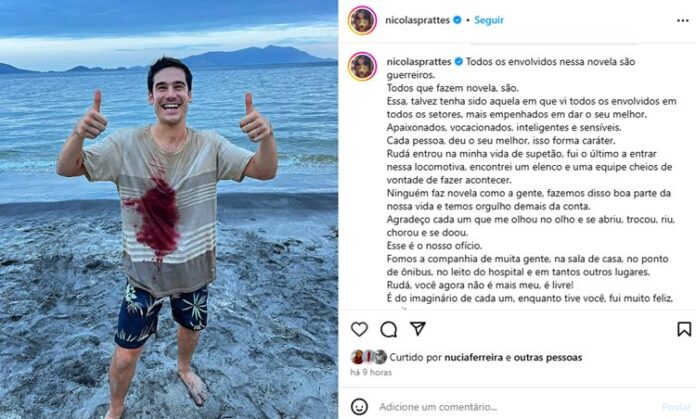 Post de Nicolas sobre Rudá - Instagram