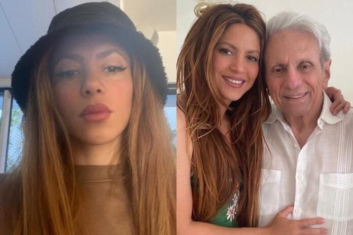 Shakira ao lado do pai. (Foto: reprodução/Instagram)