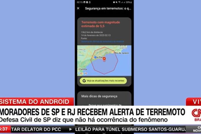 Terremoto - Foto: Reprodução/CNN