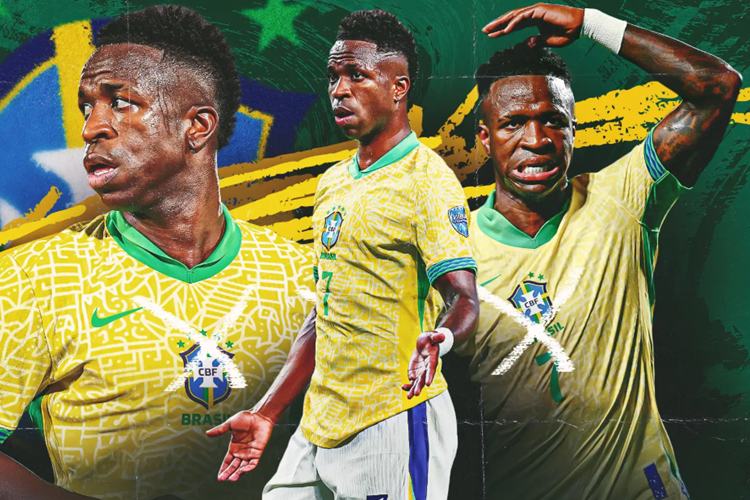 Vinicius Júnior pela Seleção Brasileira - Foto: Instagram