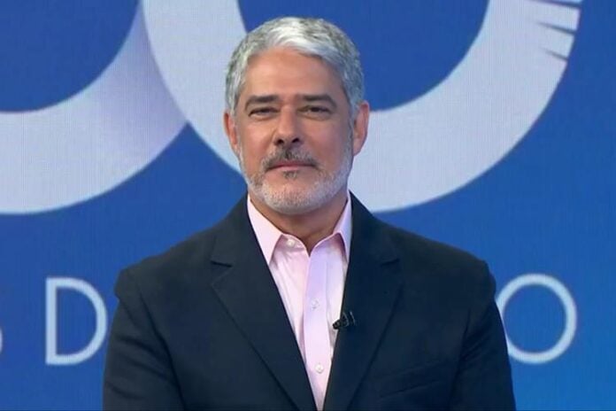 William Bonner no Fantástico. (Foto: reprodução/Globo)