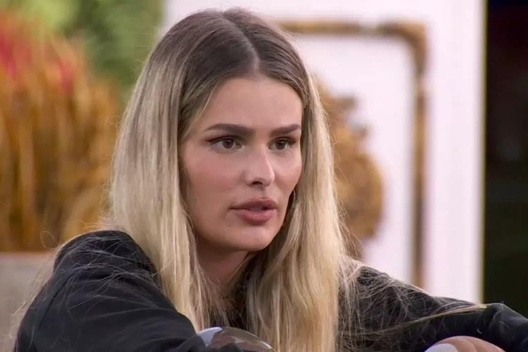 Yasmin Brunet no BBB. (Foto: reprodução/Globo)