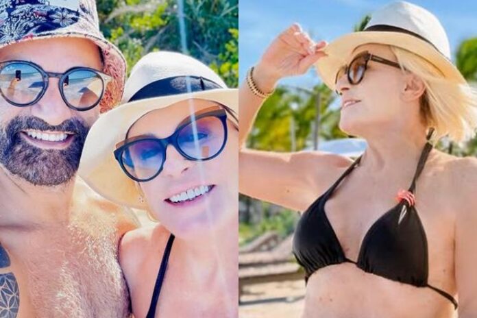 Ana Maria Braga com Fábio Arruda na Bahia - Fotos: Instagram