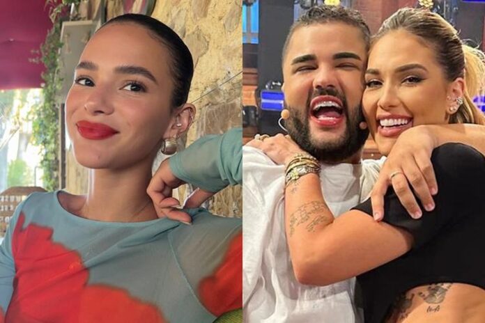 Bruna Marquezine, Lucas Guedez e Virginia Fonseca