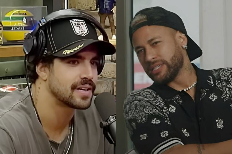 Caio Castro e Neymar (Reprodução: Youtube)