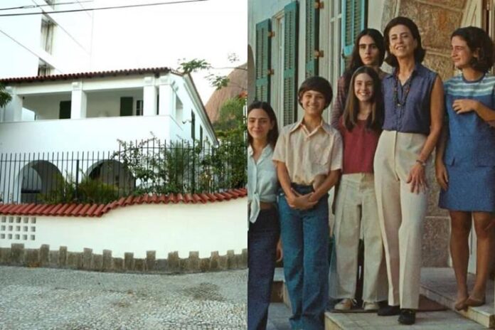 Casa onde foi filmado Ainda Estou Aqui. (Foto: reprodução/X)