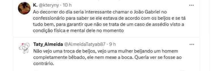 Comentários dos internautas (Imagem: Reprodução / X)