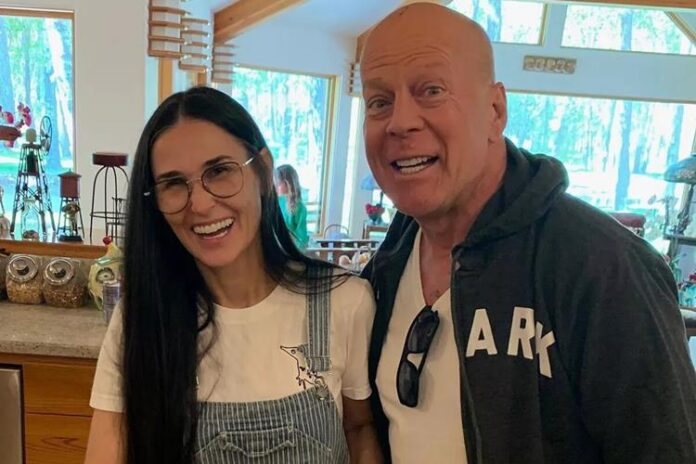 Demi Morre e Bruce Willis. (Foto: reprodução/Instagram)