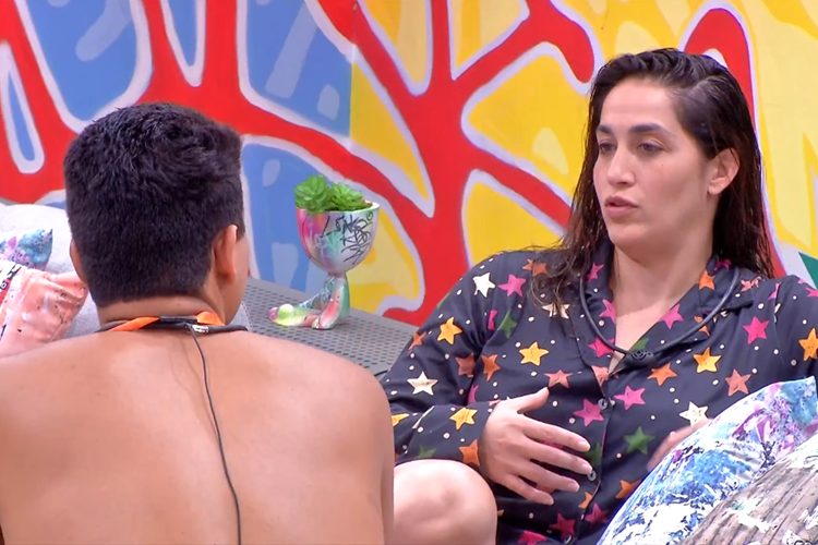 Guilherme e Daniele Hypolito no BBB25 - Foto: TV Globo