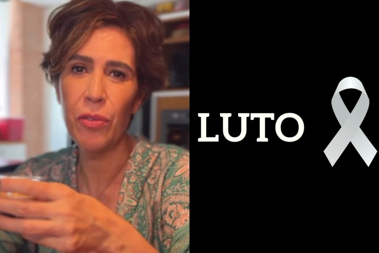 Maria Clara Gueiros e símbolo de luto (Montagem/Área Vip/Instagram/Internet)