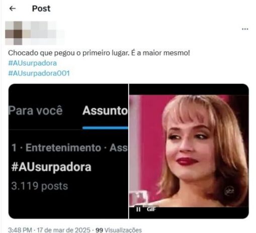 Post do público (Reprodução: X, antigo Twitter)