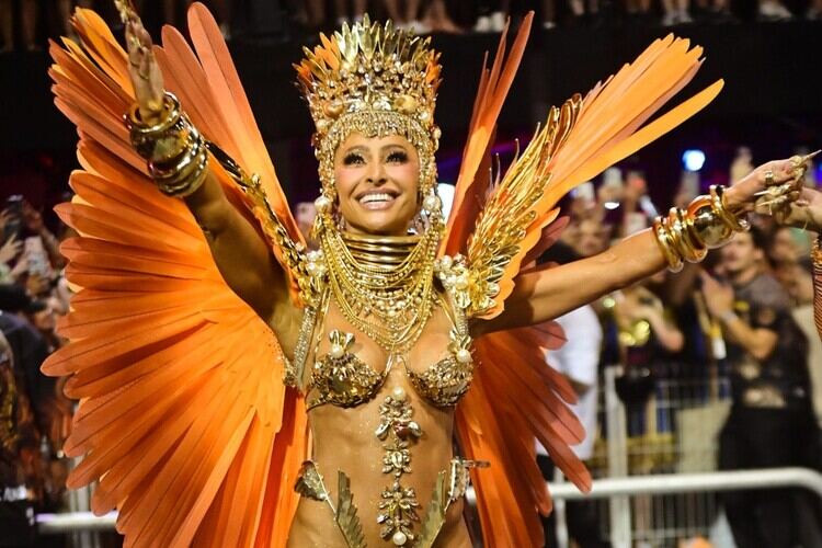 Sabrina Sato no Carnaval de São Paulo