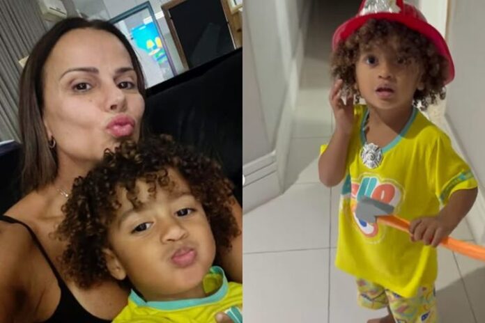 Viviane Araujo e Joaquim - Foto: Instagram