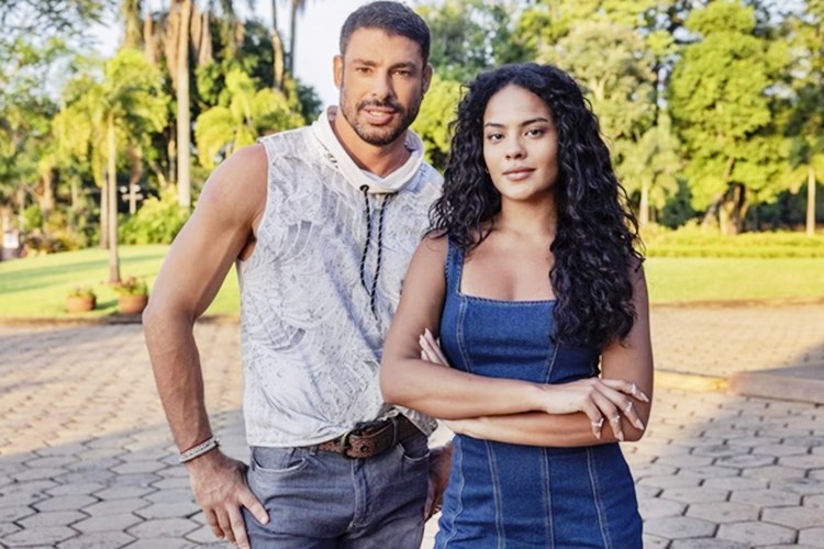 Cauã Reymond e Bella Campos